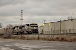 NS SD60E Locomotive leading a train